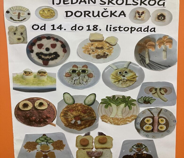 Tjedan školskog doručka 14.-18.10.2024.