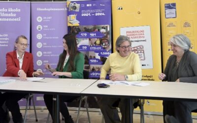 Svečano potpisivanje ugovora između Hrvatskog filmskog saveza i osnovnih te srednjih škola