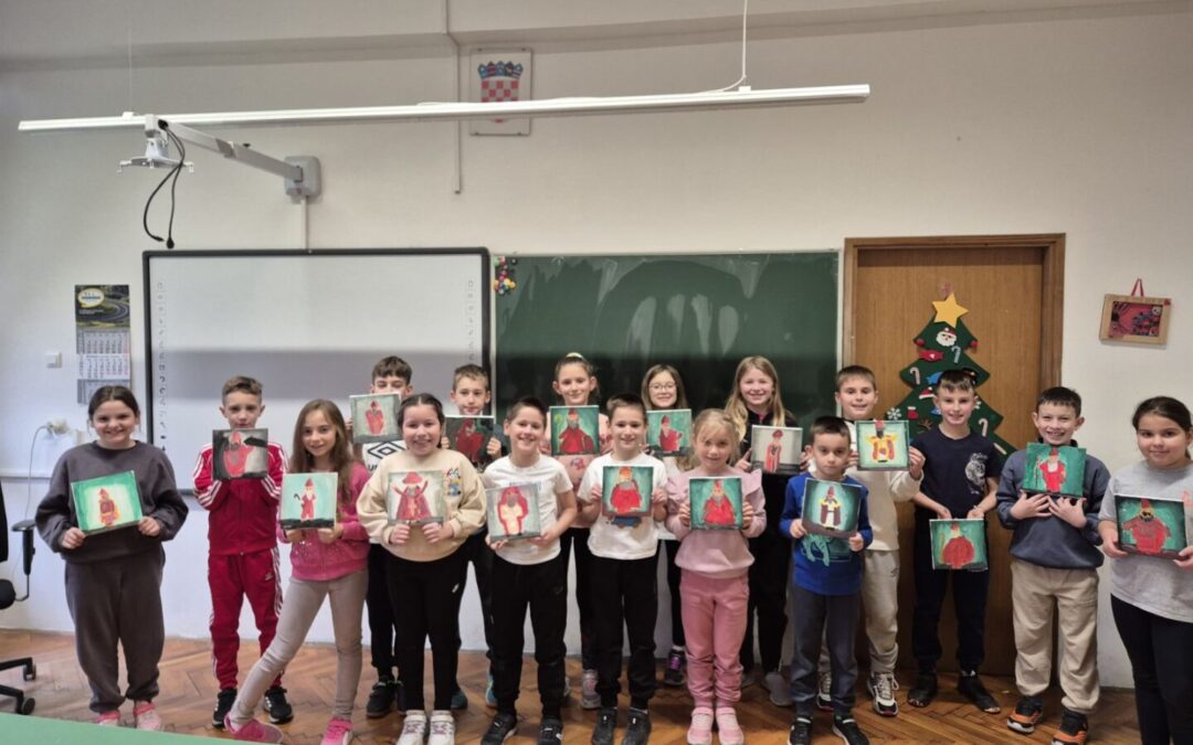 RADIONICA SLIKANJA U 3.D RAZREDU U SKLOPU UČENIČKE ZADRUGE MRAV