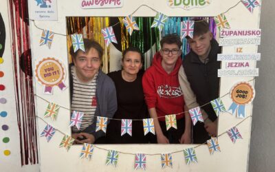 Izvanredan uspjeh naših učenika na školskom i županijskom natjecanju iz Engleskog jezika 