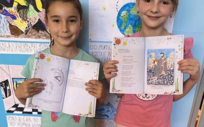 Uspjeh naših drugašica: Književni radovi Tee Križan i Eme Mrkša uvršteni u zbornik „Dječjeg Kranjčića“!