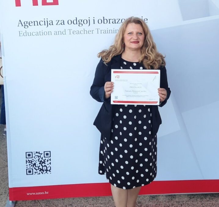 Učiteljica naše škole primila Oskar zvanja